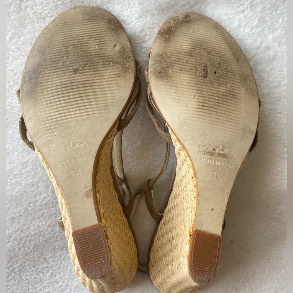 Boden Wedge Sandals EU 36 - Picture 7 of 13